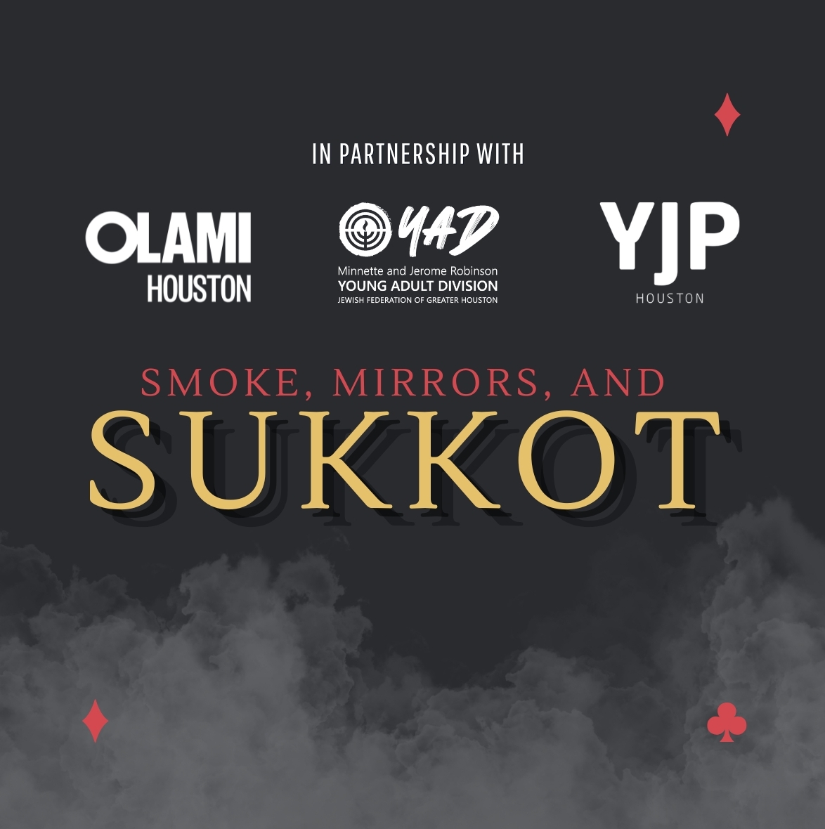 Smoke, Mirrors, and Sukkot: Young Professionals 2026 Celebration - logo